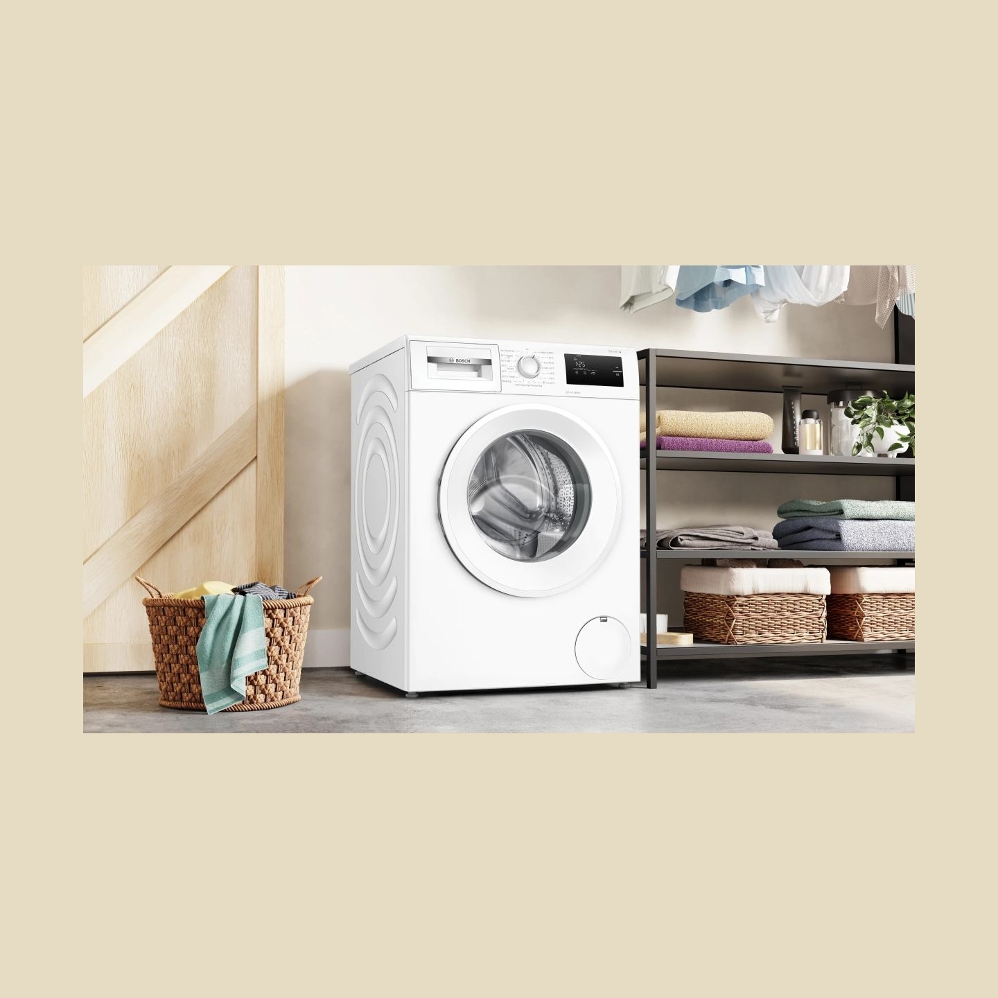 Bosch Washing machine | WAN2808LSN | Energy efficiency class A | Front loading | Washing capacity 8 kg | 1400 RPM | Depth 63 cm 