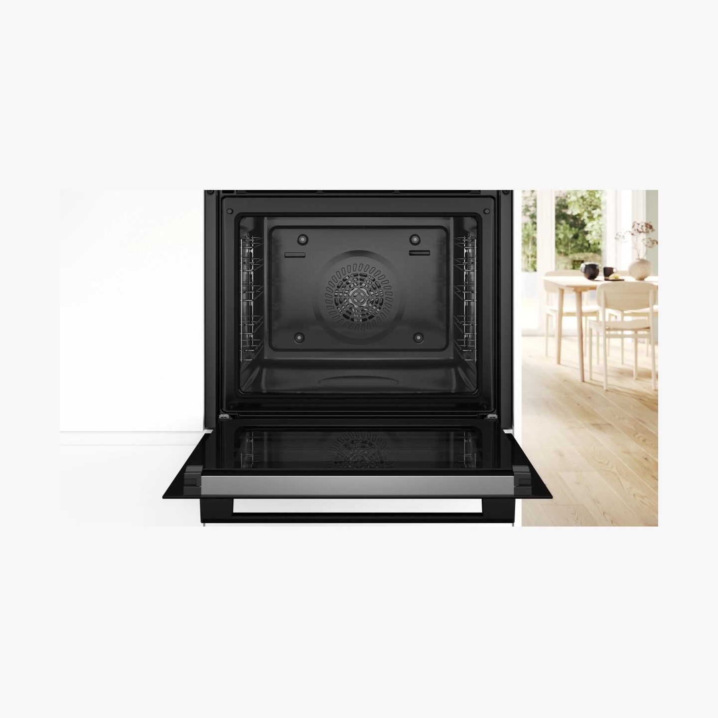 Bosch Oven | HBA572BB4 | 71 L | Electric | Pyrolytic/Hydrolytic | Touch | Height 59.5 cm | Width 59.4 cm | Black
