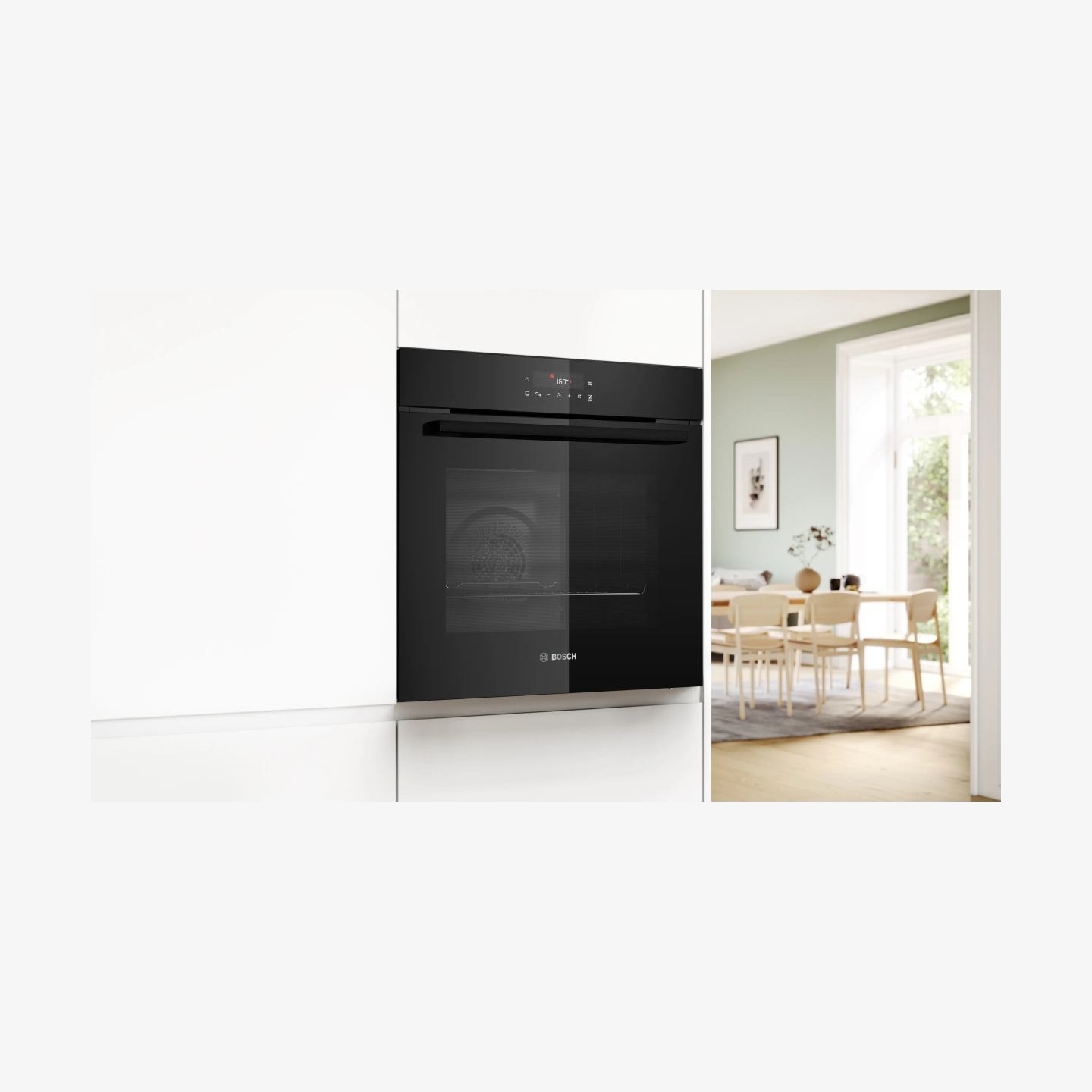 Bosch Oven | HBA572BB4 | 71 L | Electric | Pyrolytic/Hydrolytic | Touch | Height 59.5 cm | Width 59.4 cm | Black