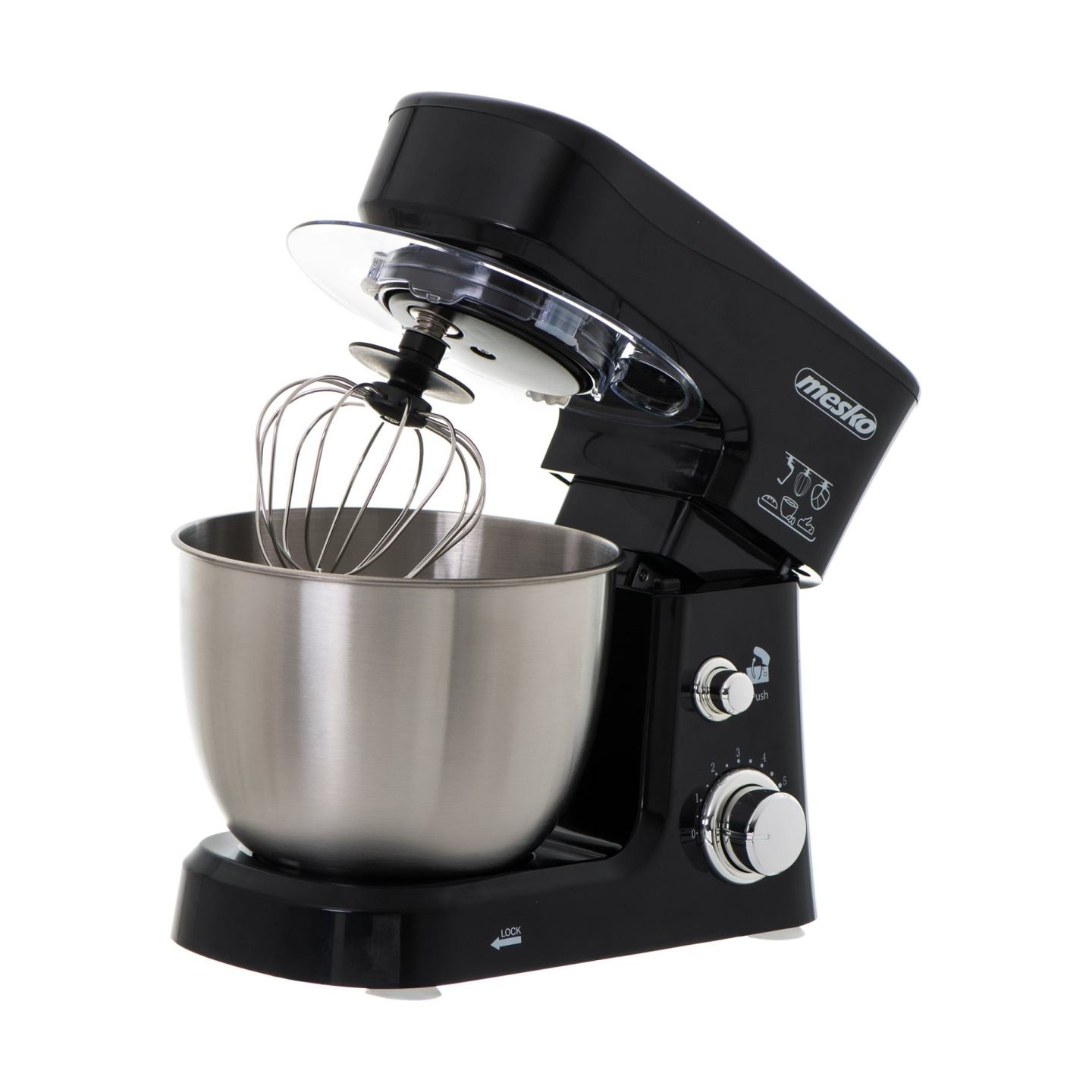 Mesko | MS 4217 | 1200 W | Number of speeds 6 | Bowl capacity 3.5 L | Stainless steel/Black