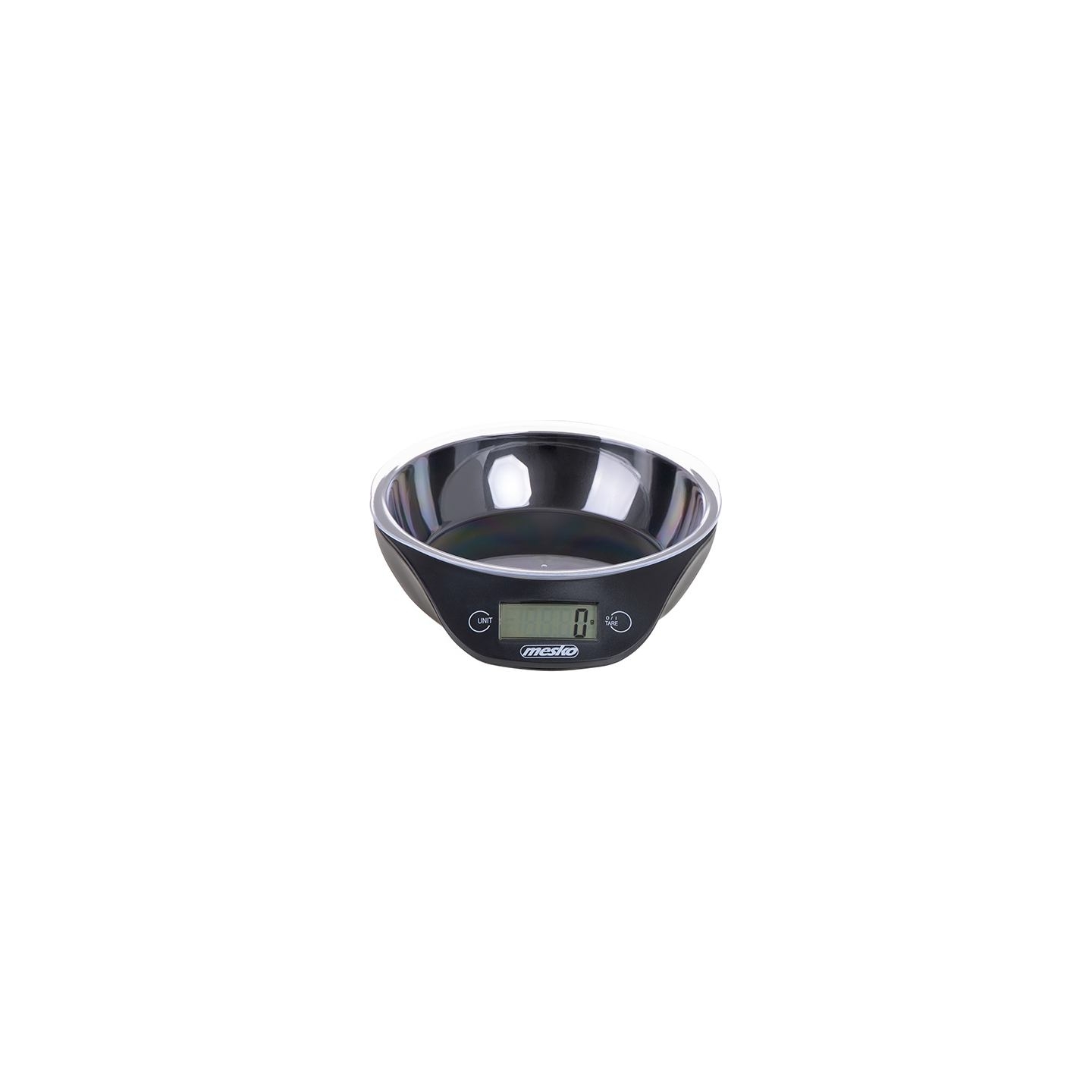 Mesko | Kitchen scale with a bowl | MS 3164 | Maximum weight (capacity) 5 kg | Graduation 1 g | Display type LCD | Black