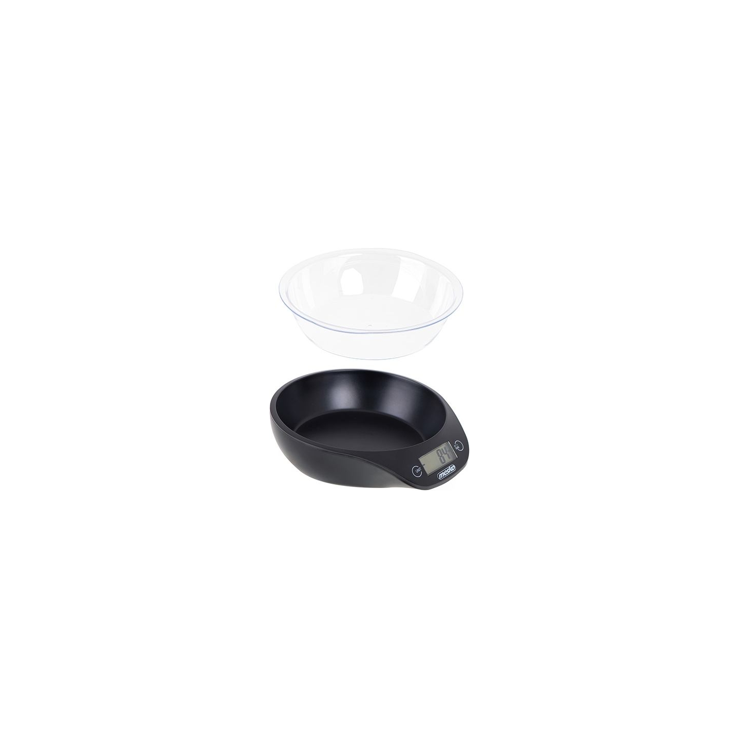 Mesko | Kitchen scale with a bowl | MS 3164 | Maximum weight (capacity) 5 kg | Graduation 1 g | Display type LCD | Black