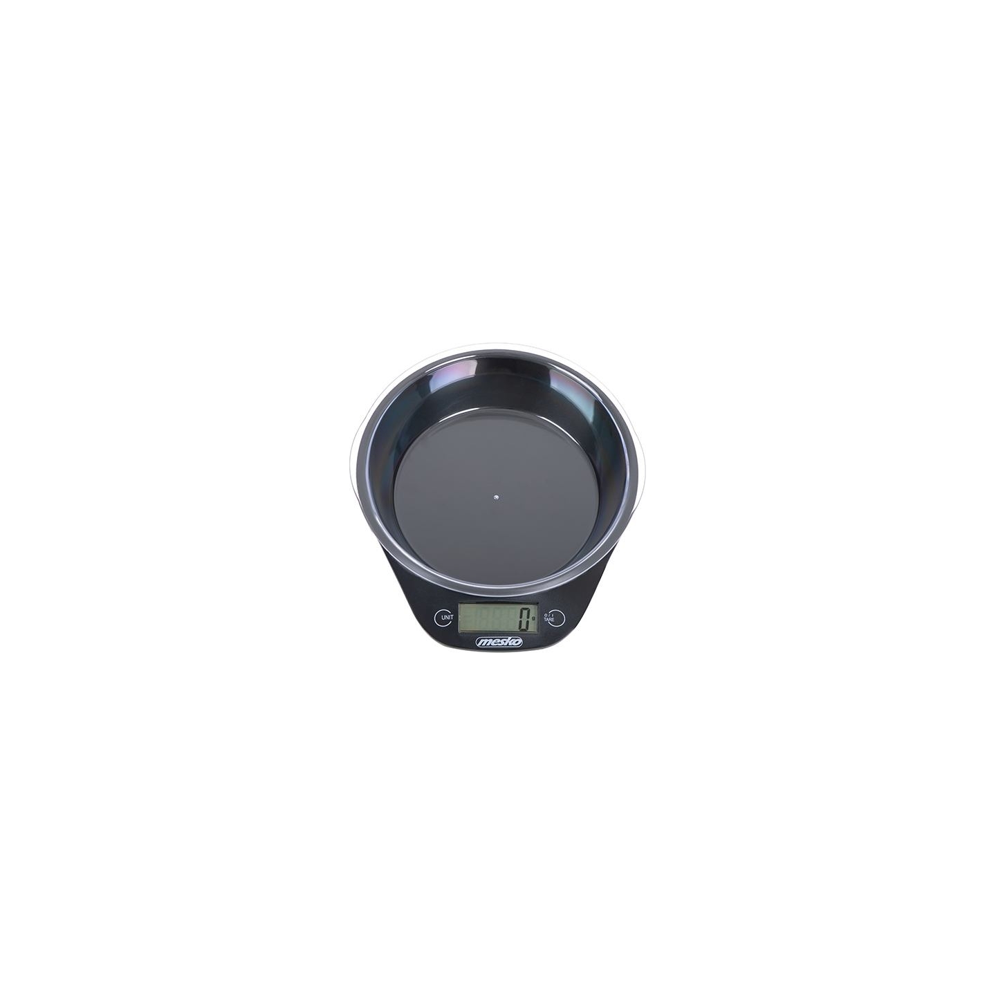 Mesko | Kitchen scale with a bowl | MS 3164 | Maximum weight (capacity) 5 kg | Graduation 1 g | Display type LCD | Black
