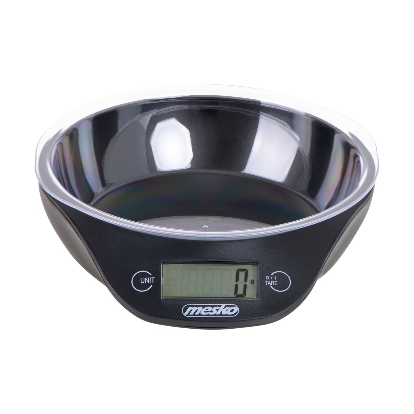 Mesko | Kitchen scale with a bowl | MS 3164 | Maximum weight (capacity) 5 kg | Graduation 1 g | Display type LCD | Black