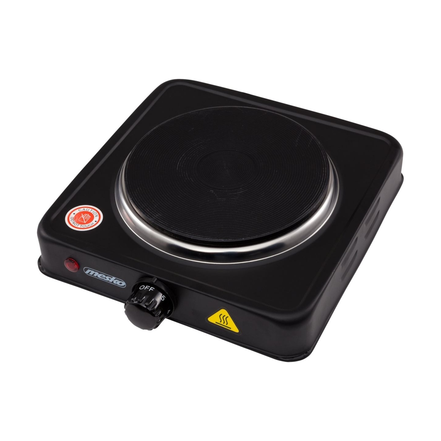 Mesko | Hob | MS 6508 | Number of burners/cooking zones 1 | Rotary | Black | Electric