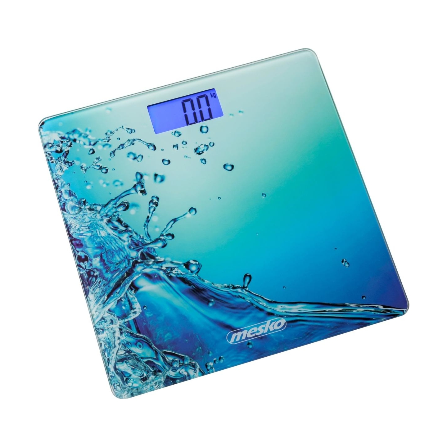Mesko | Bathroom scales | MS 8156 | Maximum weight (capacity) 150 kg | Accuracy 100 g | Blue