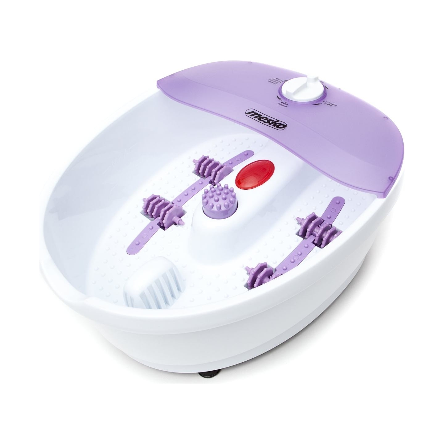 Mesko | Foot massager | MS 2152 | Number of accessories included 3 | White/Purple