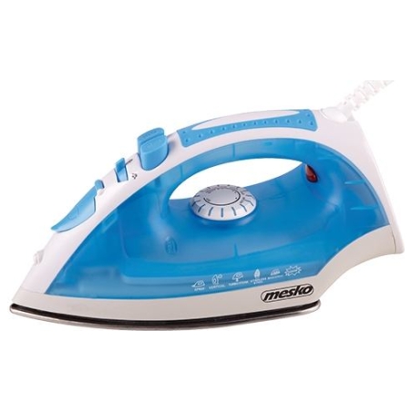 Mesko Iron | Mesko | MS 5023 | With cord | 2200 W | Blue/White