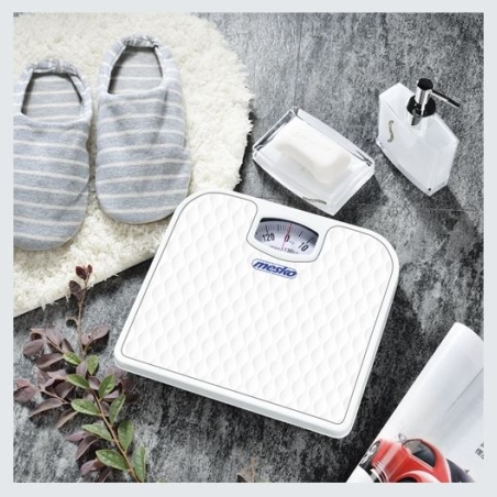 Mesko | Scale | MS 8160 | Mechanical | Maximum weight (capacity) 130 kg | Accuracy 1000 g | White