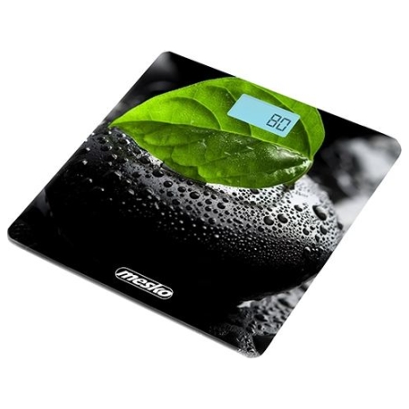 Mesko | Bathroom scales | MS 8149 | Maximum weight (capacity) 150 kg | Accuracy 100 g | Black/ green