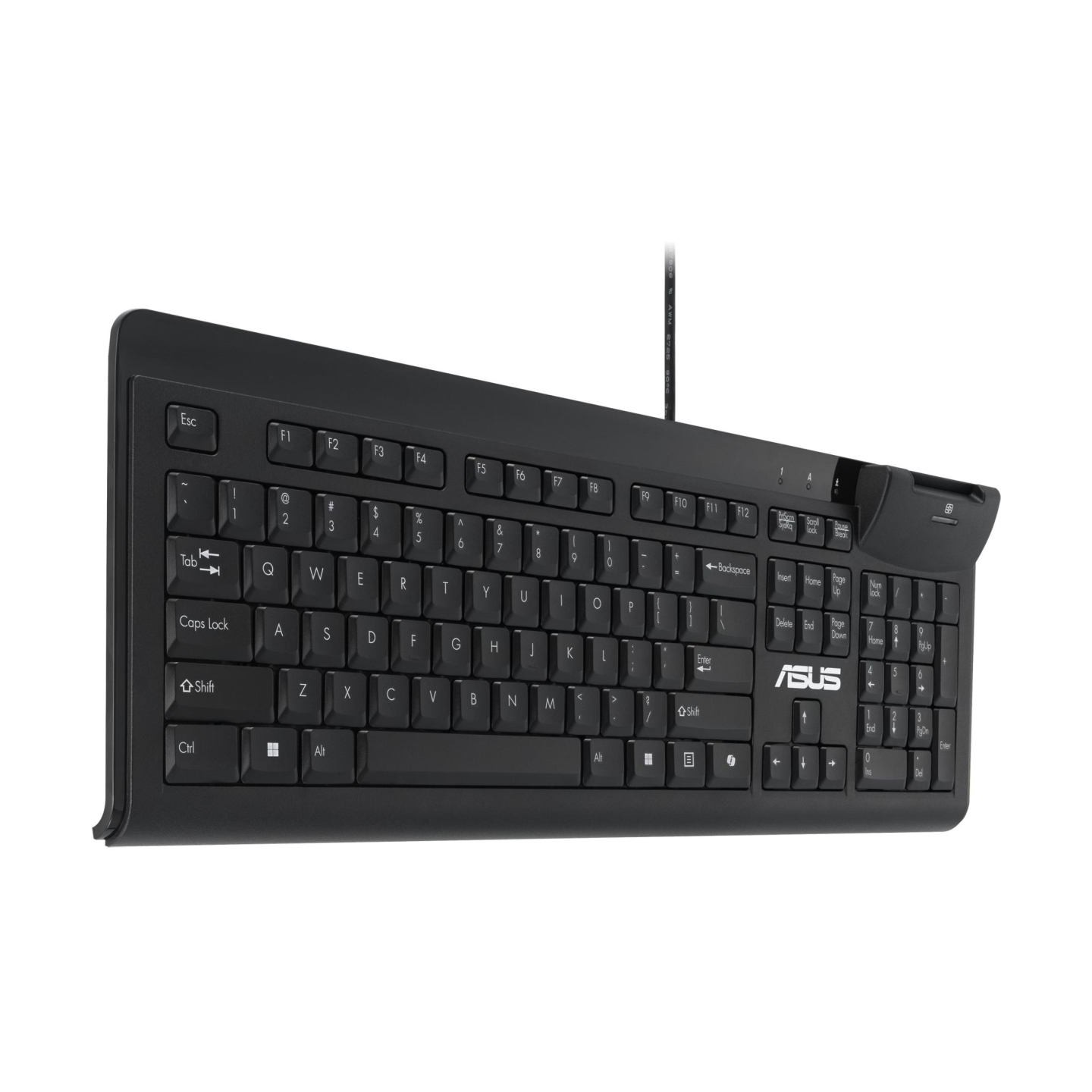 Asus KU100 | Smart Card Keyboard | Wired | US | Black