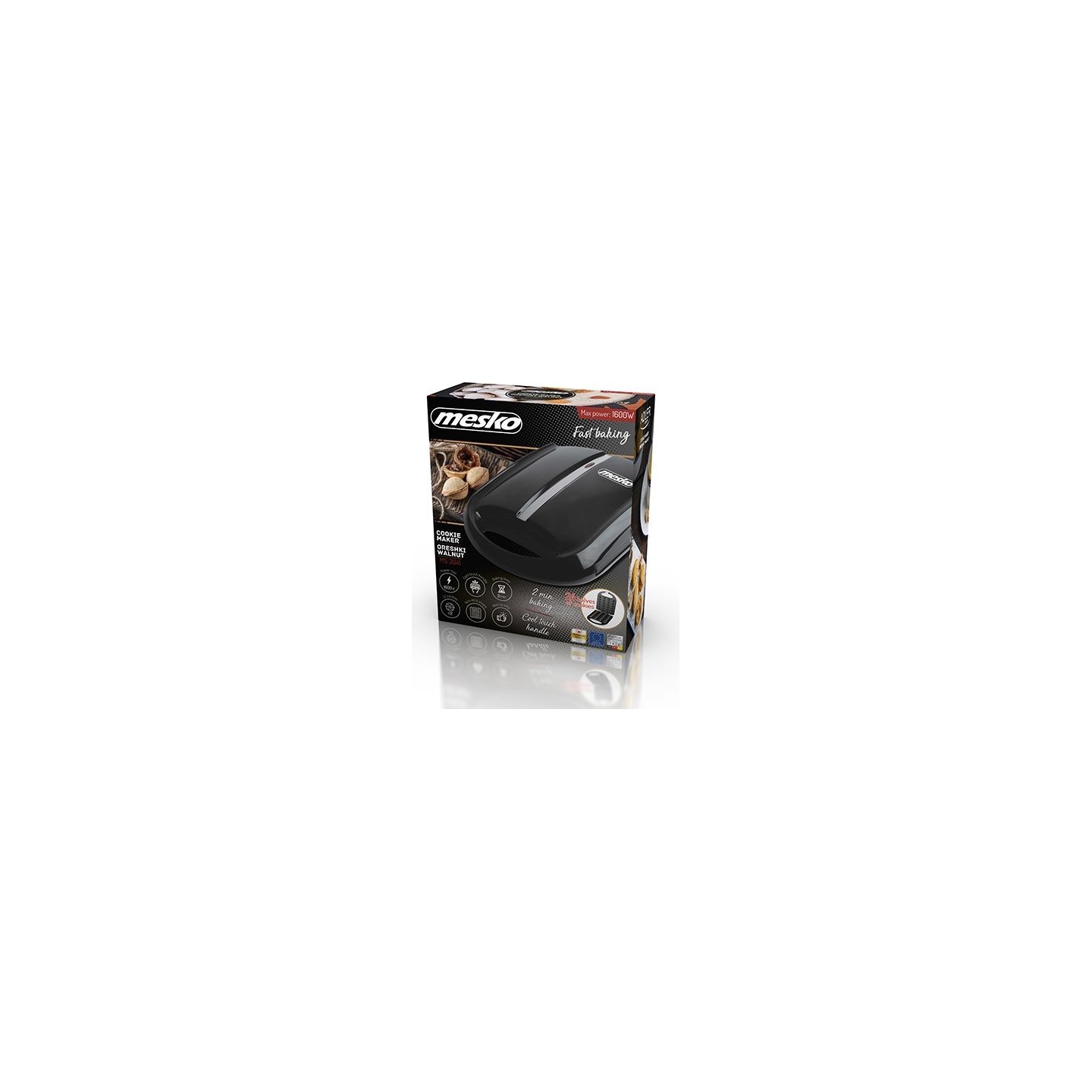 Mesko | Nut maker | MS 3041 | Nut maker | 1600 W | Number of pastry 24 | Nuts