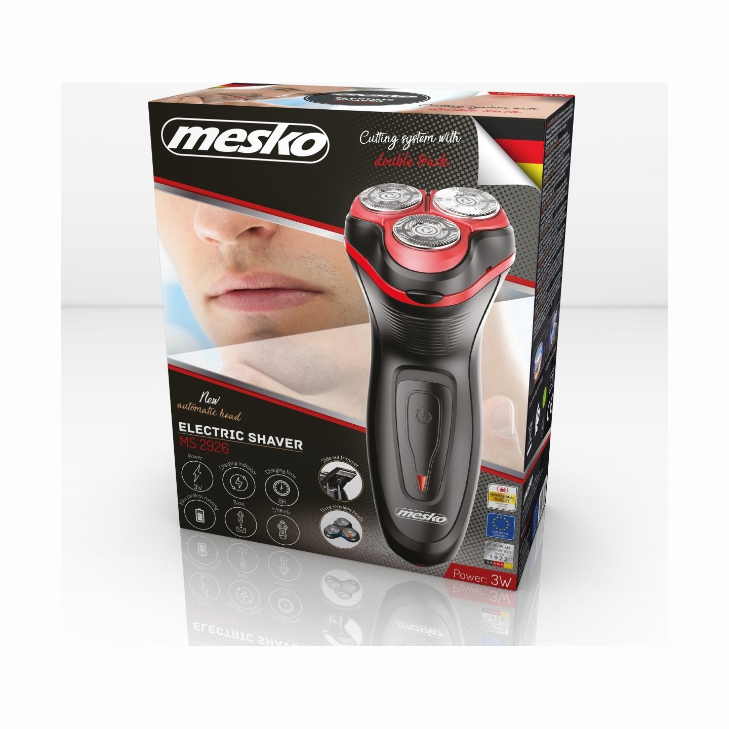Mesko | Electric Shaver | MS 2926 | Operating time (max) 30 min | NiMH | Black