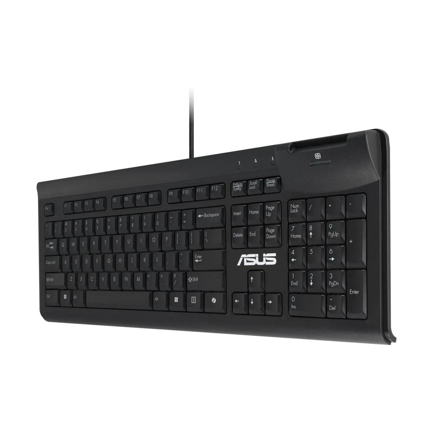 Asus KU100 | Smart Card Keyboard | Wired | US | Black