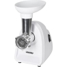 Mesko | Meat mincer | MS 4809 | White | 350 W | Middle size sieve; mince sieve; poppy sieve; plunger; sausage filler