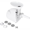 Mesko | Meat mincer | MS 4809 | White | 350 W | Middle size sieve; mince sieve; poppy sieve; plunger; sausage filler