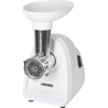 Mesko | Meat mincer | MS 4809 | White | 350 W | Middle size sieve; mince sieve; poppy sieve; plunger; sausage filler