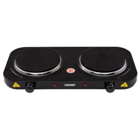 Mesko | Electric stove | MS 6509 | Number of burners/cooking zones 2 | Black | Electric