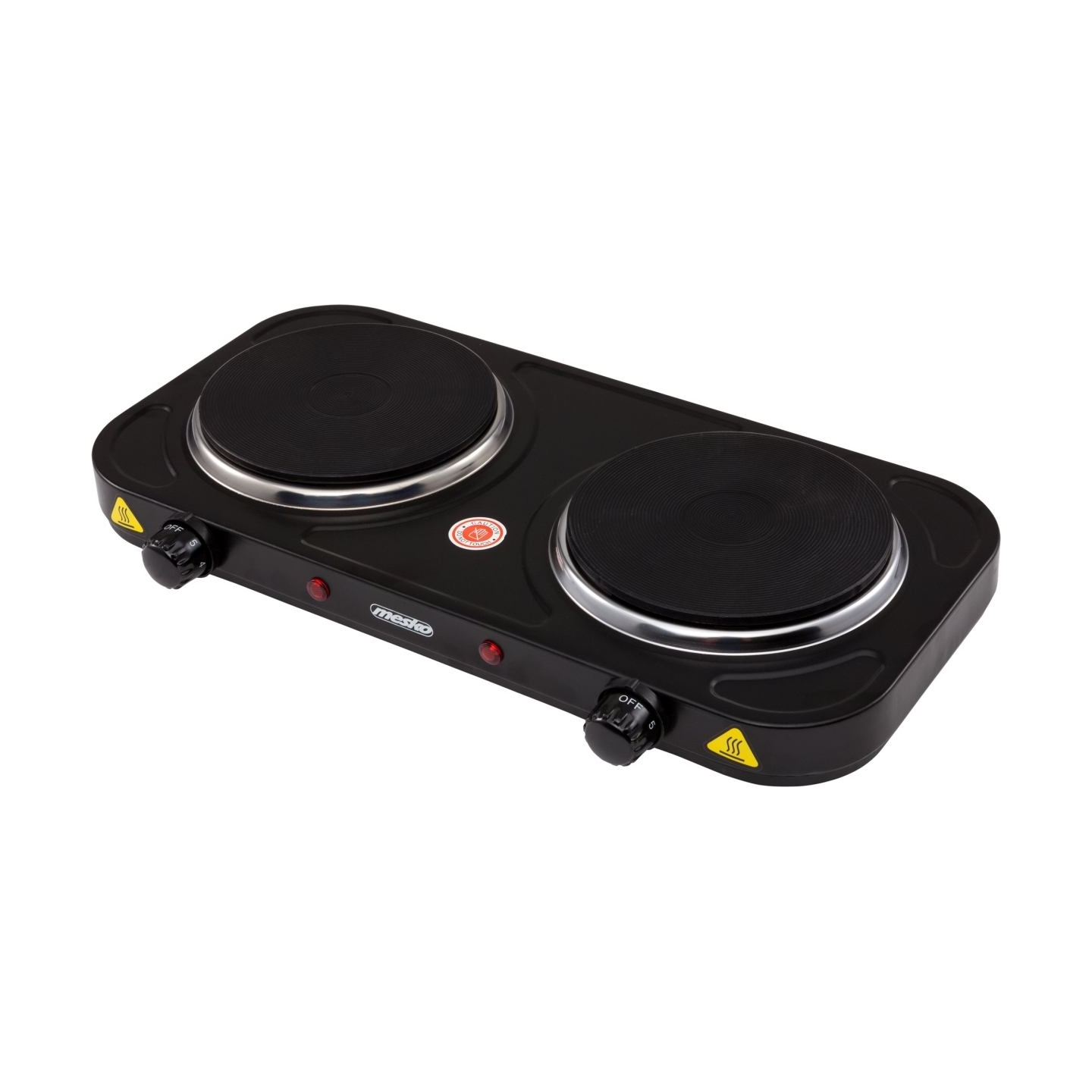Mesko | Electric stove | MS 6509 | Number of burners/cooking zones 2 | Black | Electric