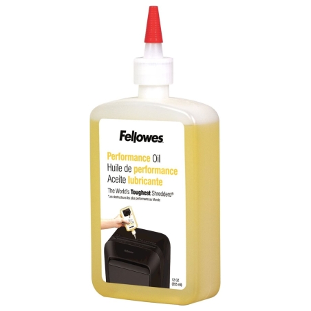 Fellowes | Shredder Oil 355 ml | For use with all Fellowes cross-cut and micro-cut shredders. Oil shredder each time wastebasket