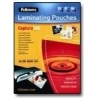 Fellowes | Laminating Pouch - 65x95mm | Glossy | Ideal for identity cards, credit cards, business cards and visitor cards; Captu