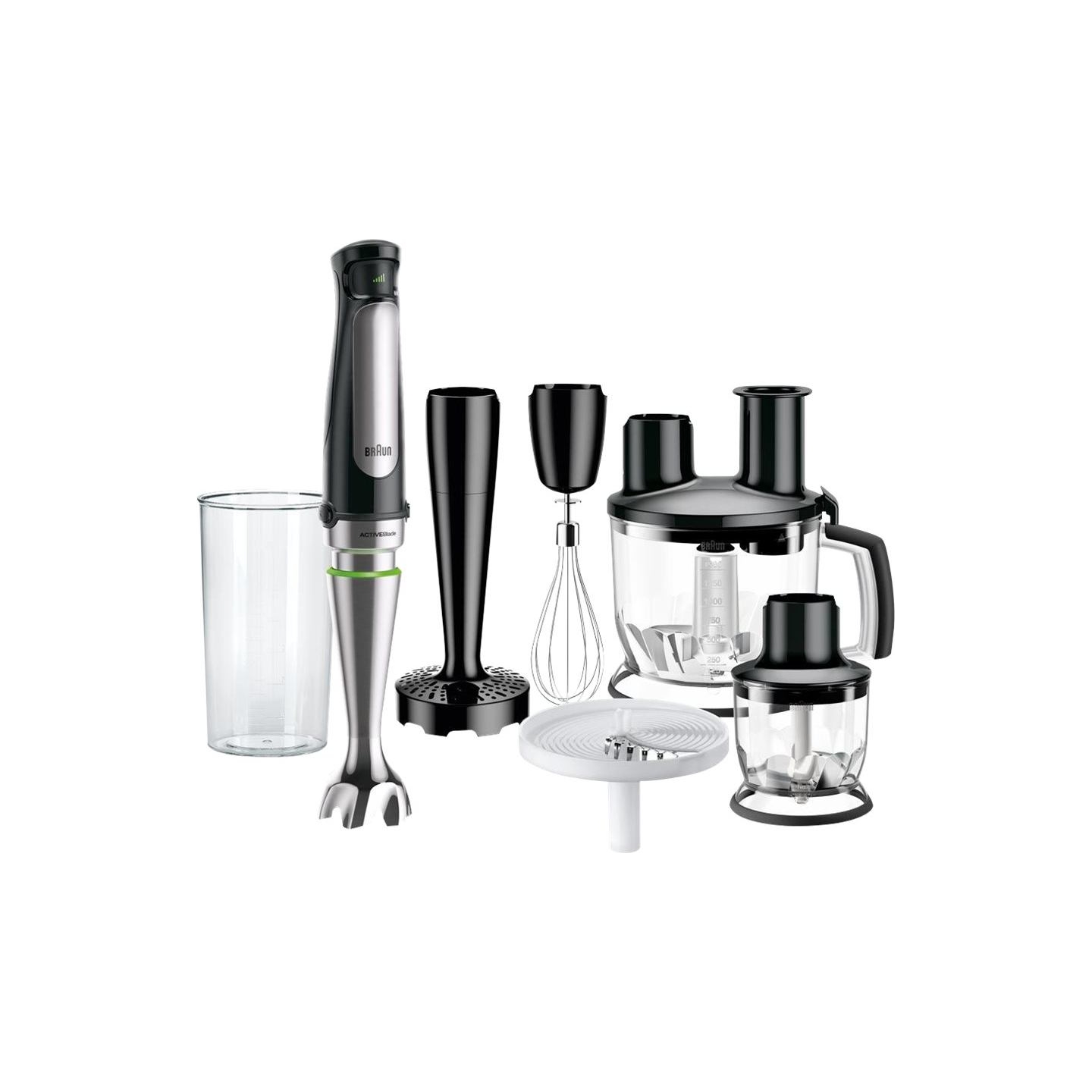Braun | MQ7087 | Hand Blender | 1000 W | Number of speeds 1 | Black