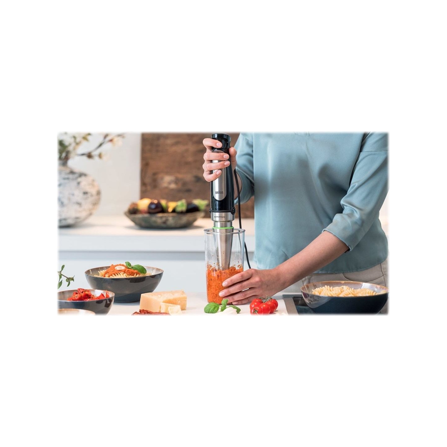 Braun | MQ7087 | Hand Blender | 1000 W | Number of speeds 1 | Black