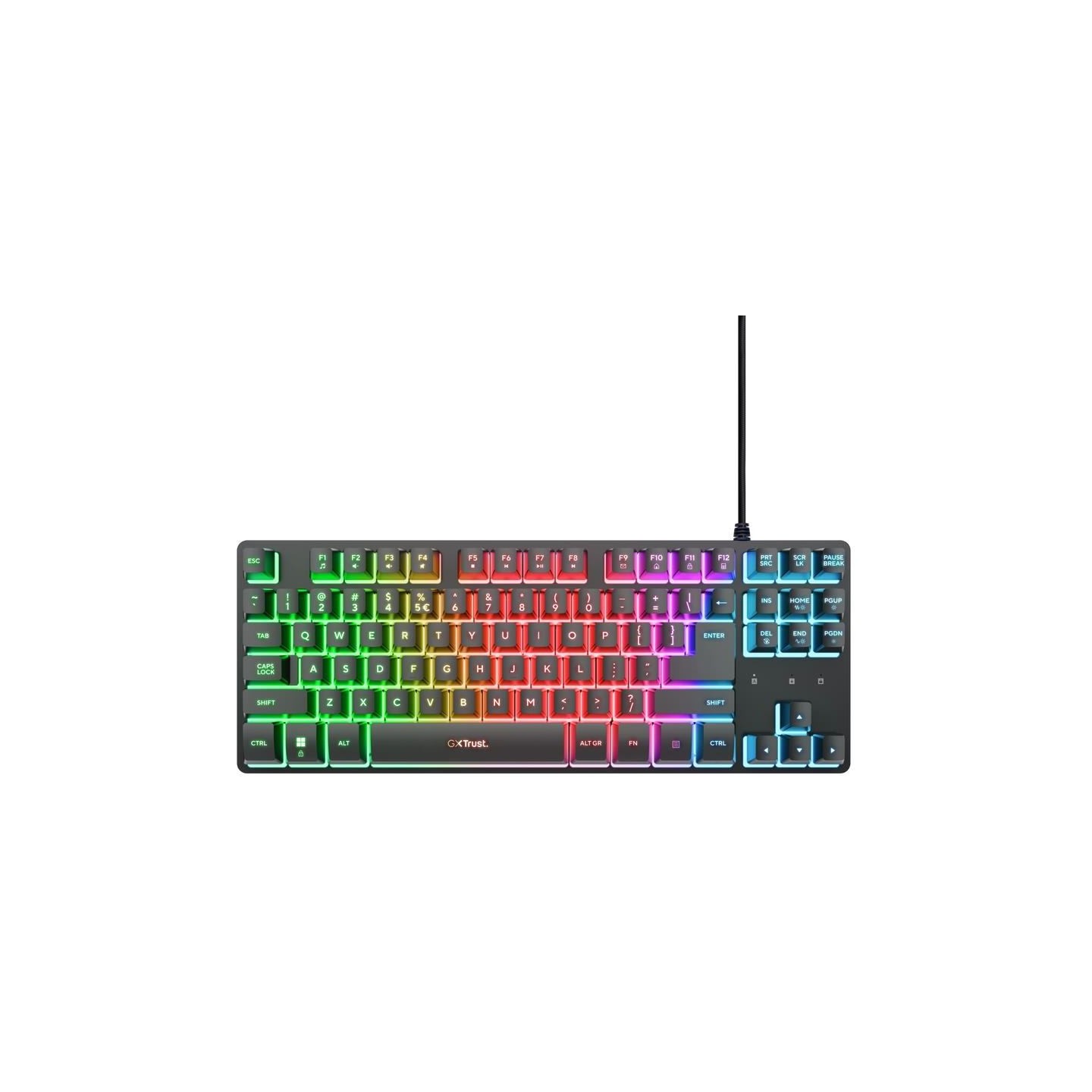 Trust KEYBOARD USB GXT833 THADO TKL/ENG BLACK 25886 TRUST
