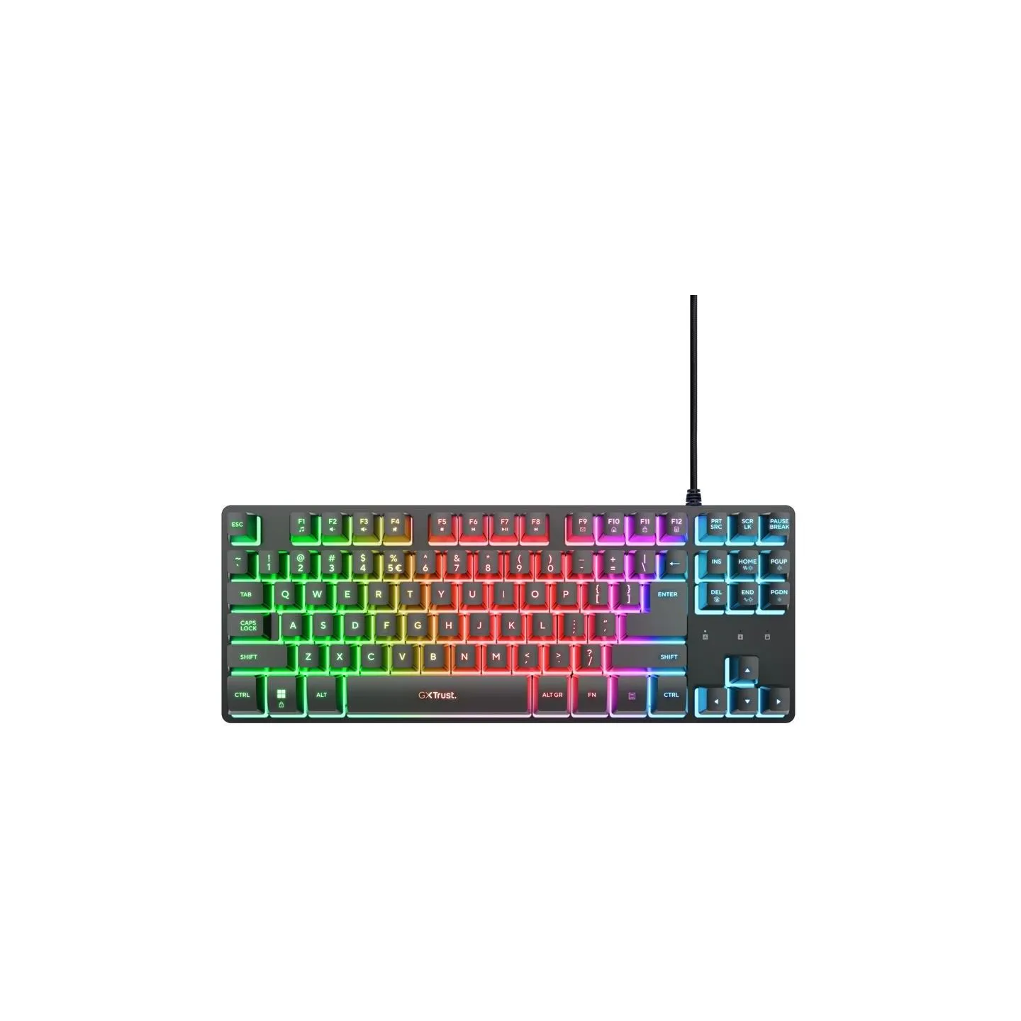 Trust KEYBOARD USB GXT833 THADO TKL/ENG BLACK 25886 TRUST