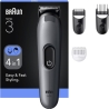 Braun 4-in-1 Grooming Kit | All-in-One Series 3 AIO3500 | Cordless | Number of length steps 14 | Black
