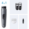 Braun 4-in-1 Grooming Kit | All-in-One Series 3 AIO3500 | Cordless | Number of length steps 14 | Black