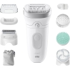 Braun | Epilator | Silk-épil SE7-081 | Operating time (max) 40 min | Number of power levels 1 | Wet & Dry | White