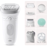 Braun | Epilator | Silk-épil SE7-081 | Operating time (max) 40 min | Number of power levels 1 | Wet & Dry | White