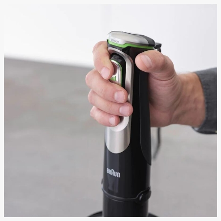 Braun | Hand Blender | MQ9138XI MultiQuick 9 | Hand Blender | 1200 W | Number of speeds 3 | Chopper | Ice crushing | Black/Stain
