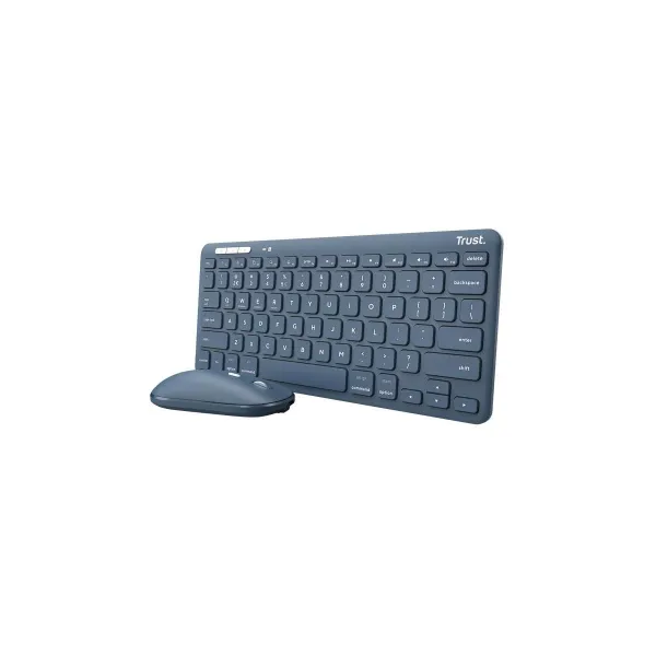 Trust KEYBOARD +MOUSE WRL LYRA/BLUE 24937 TRUST
