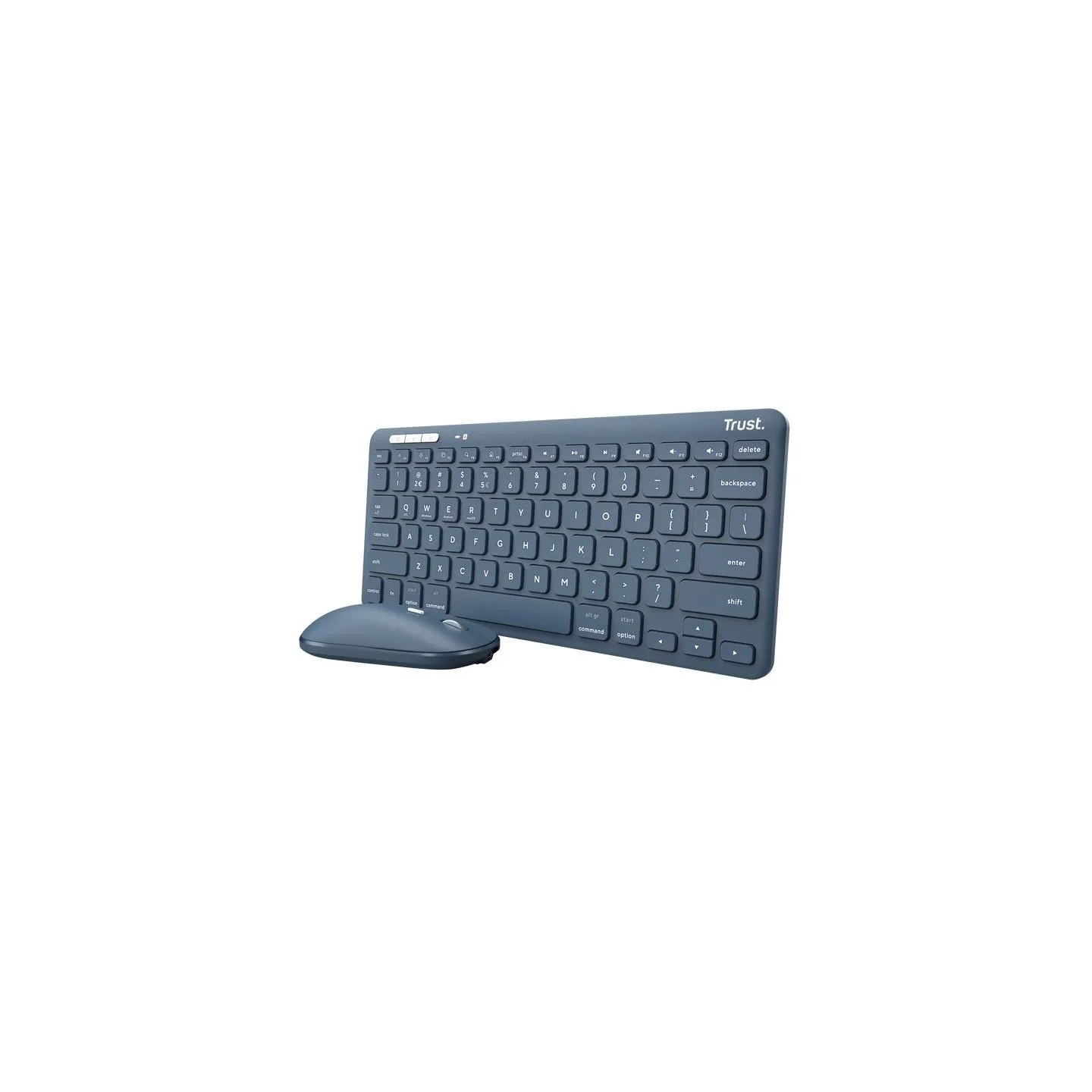 Trust KEYBOARD +MOUSE WRL LYRA/BLUE 24937 TRUST