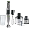 Braun | Hand Blender | MQ9138XI MultiQuick 9 | Hand Blender | 1200 W | Number of speeds 3 | Chopper | Ice crushing | Black/Stain