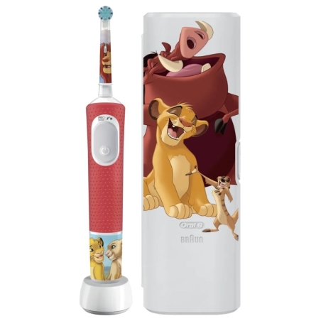 Braun | Electric Toothbrush | Vitality PRO Kids 3+ Lion King | Rechargeable | For children | Number of brush heads included 1 | 