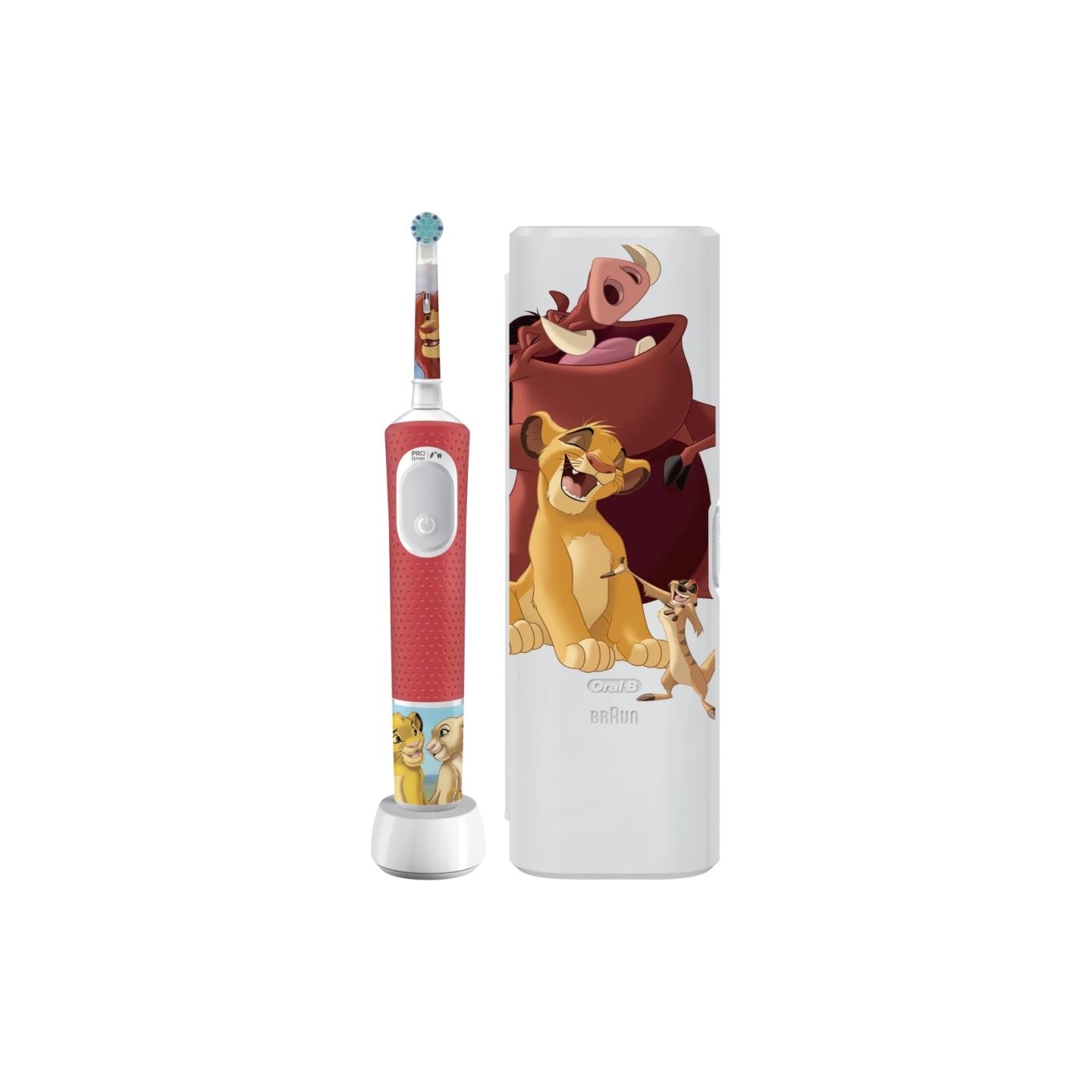 Braun | Electric Toothbrush | Vitality PRO Kids 3+ Lion King | Rechargeable | For children | Number of brush heads included 1 | 