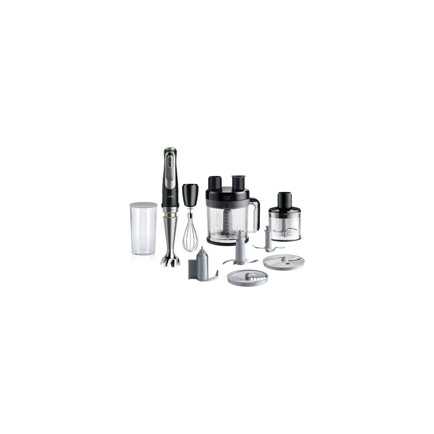 Braun MultiQuick 9 MQ9195XLI | Hand Blender | 1200 W | Number of speeds 3 | Black/Stainless Steel