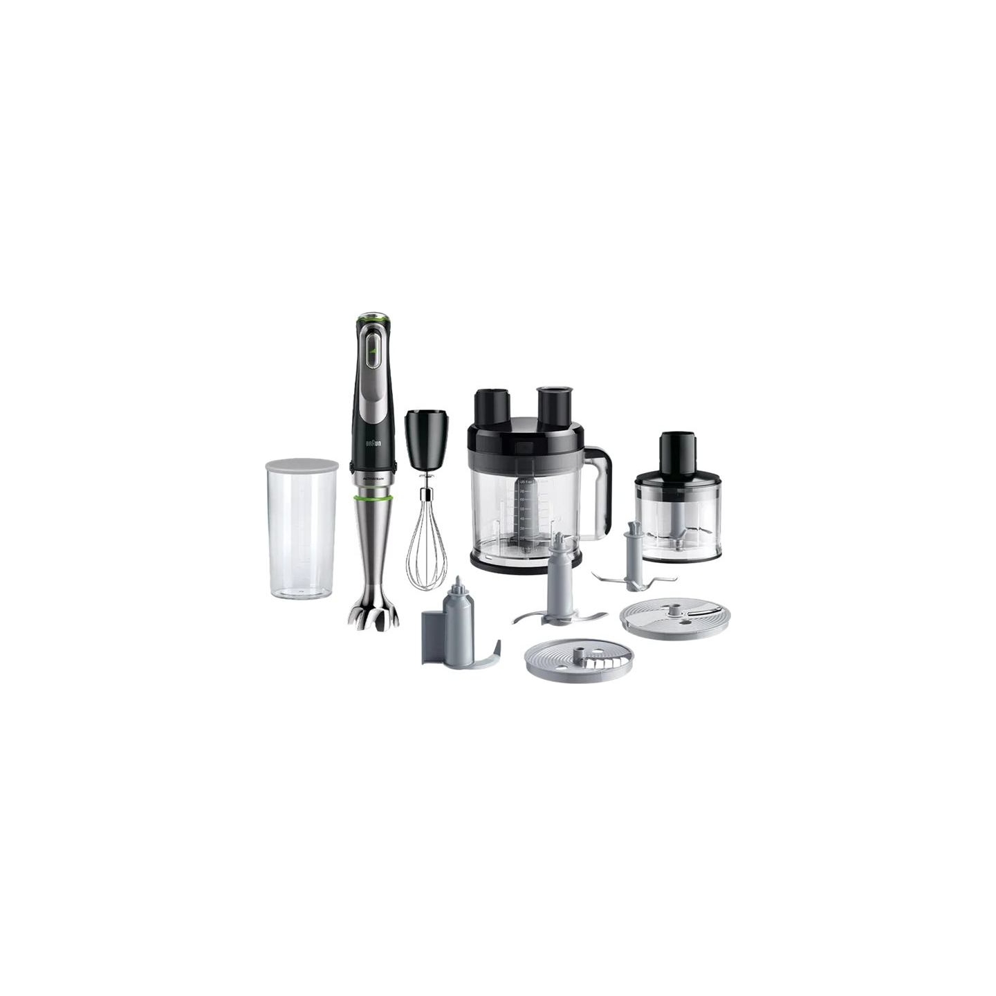 Braun MultiQuick 9 MQ9195XLI | Hand Blender | 1200 W | Number of speeds 3 | Black/Stainless Steel