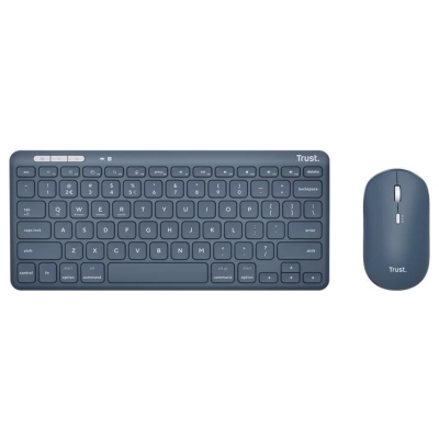 Trust KEYBOARD +MOUSE WRL LYRA/BLUE 24937 TRUST