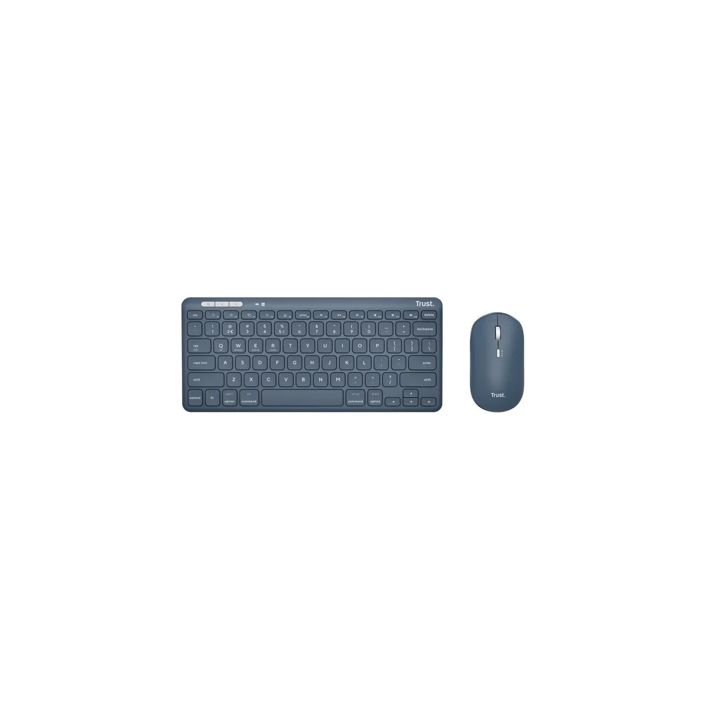 Trust KEYBOARD +MOUSE WRL LYRA/BLUE 24937 TRUST