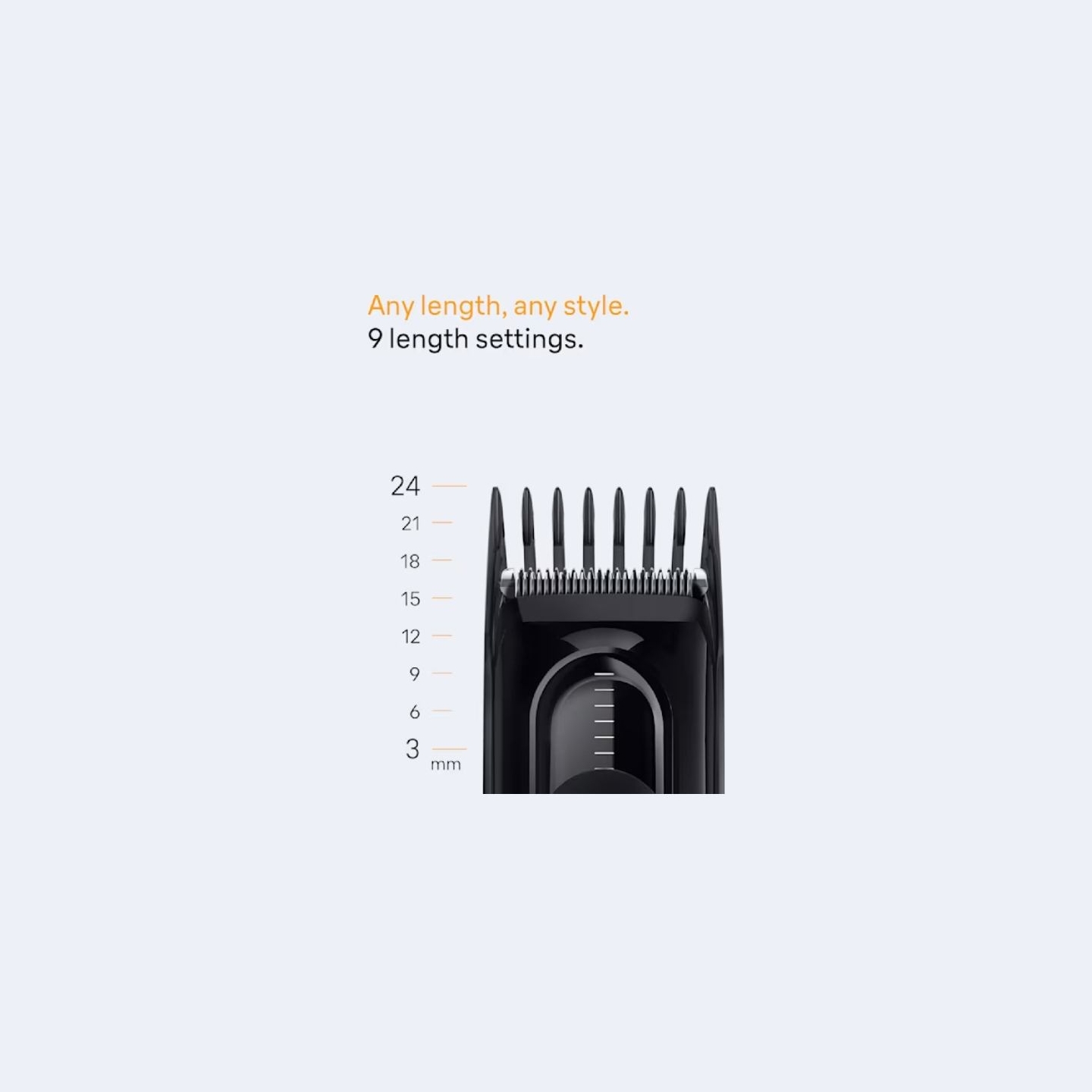 Braun Hair Clipper | HC5510 Series 5 | Cordless | Number of length steps 9 | Black