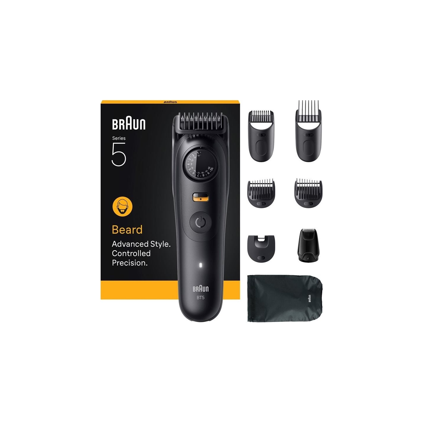 Braun Beard Trimmer | Series 5 BT5560 | Cordless | Number of length steps 40