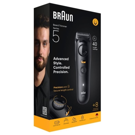 Braun Beard Trimmer | Series 5 BT5560 | Cordless | Number of length steps 40