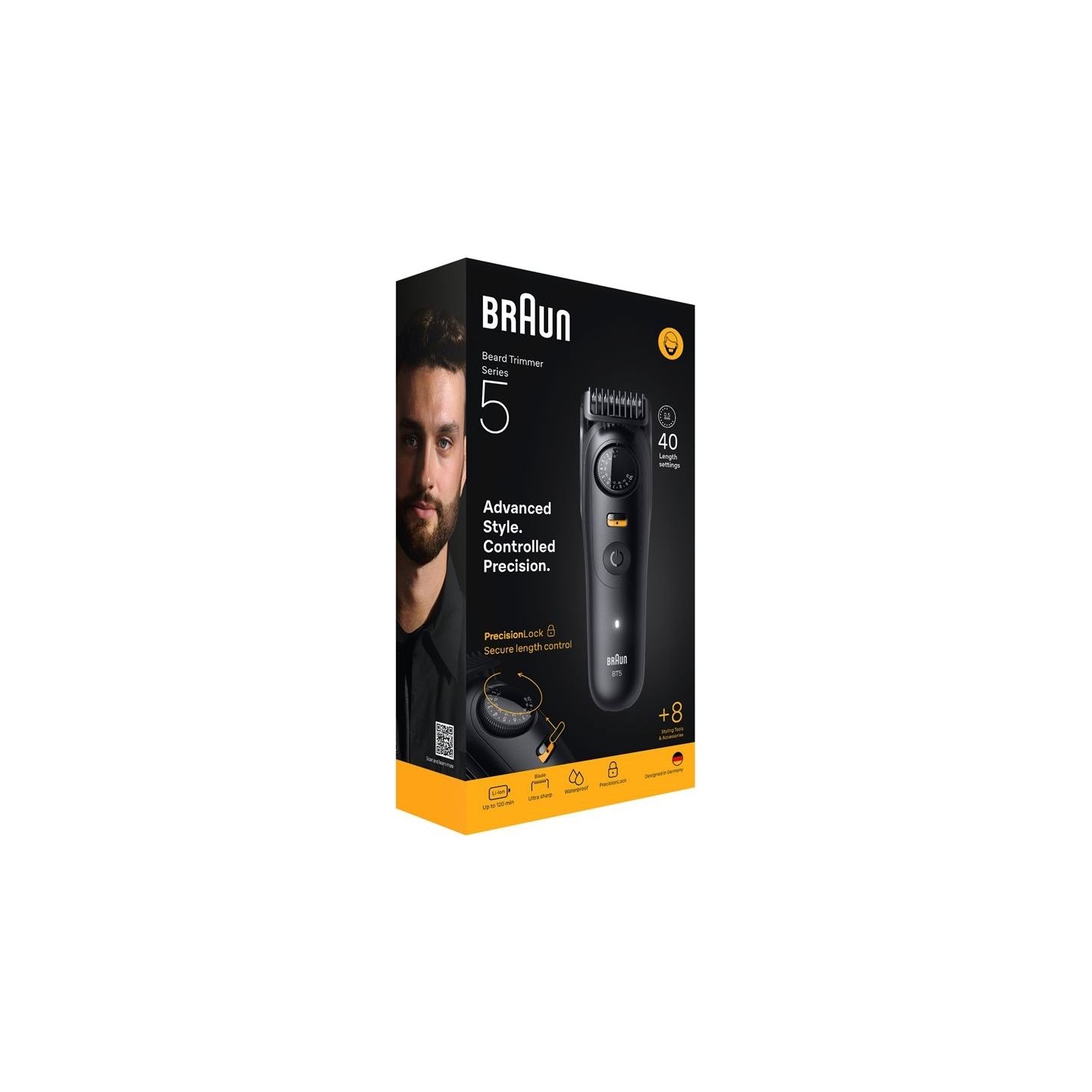 Braun Beard Trimmer | Series 5 BT5560 | Cordless | Number of length steps 40