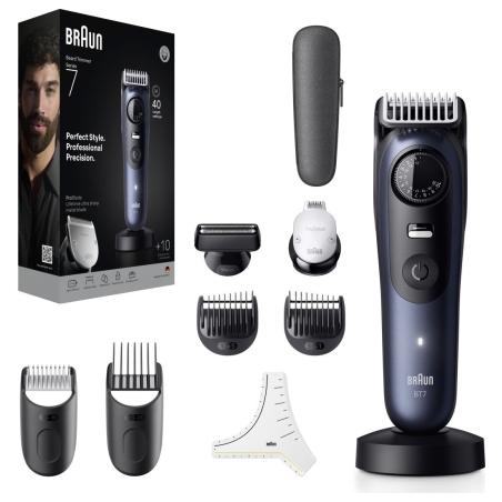 Braun Beard Trimmer | Series 7 BT7540 | Cordless | Number of length steps 40