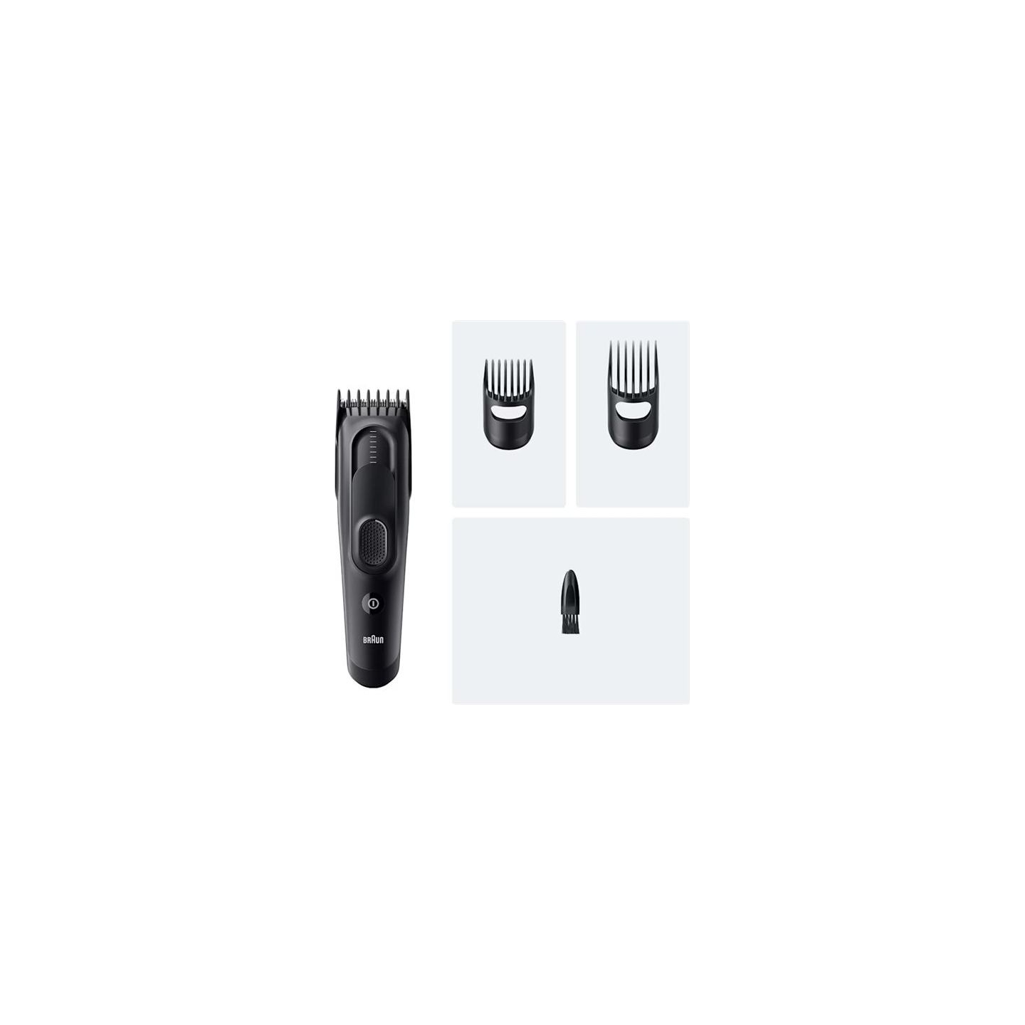 Braun Hair Clipper | HC5530 Series 5 | Cordless | Number of length steps 17 | Black