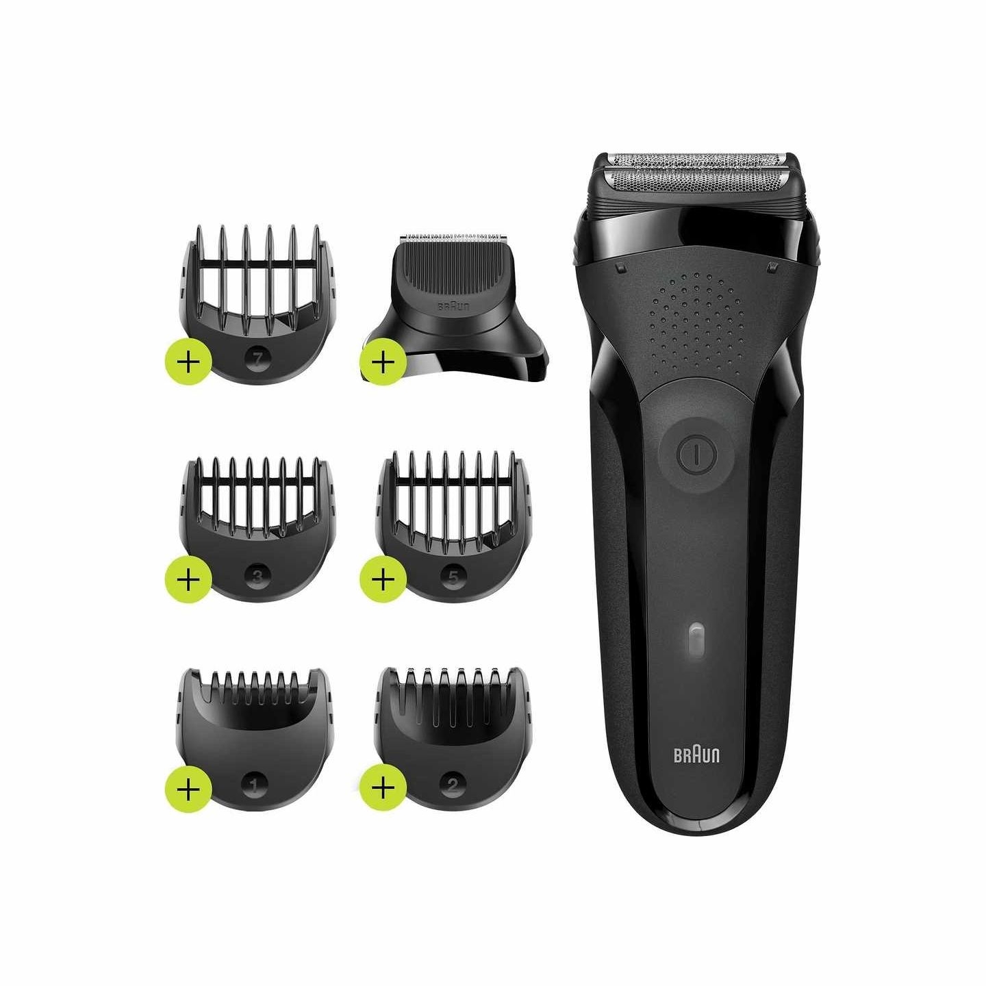 Braun Shaver | 300BT Series 3 | Operating time (max) 30 min | NiMH | Black